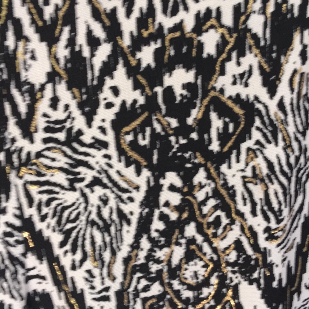 IMAN Black &White Palazzo Pants  Size L - Picture 2 of 3